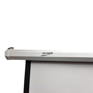 پرده نمایش دستی اسکوپ سایز 180 سانتی متری